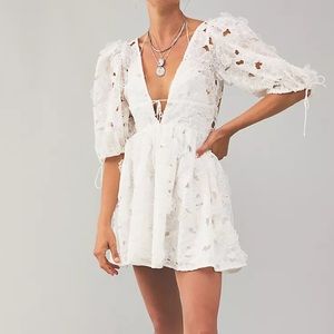 NWT For Love & Lemons Serena Mini Dress